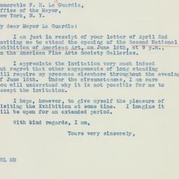 Letter: 1937 April 5