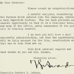 Letter: 1938 November 11