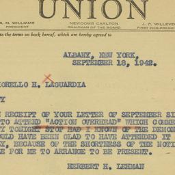 Telegram: 1942 September 18