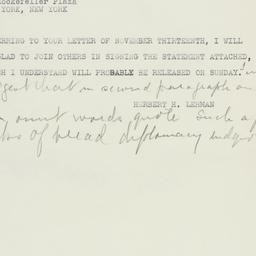 Telegram: 1946 November 13