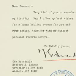 Letter: 1940 December 11