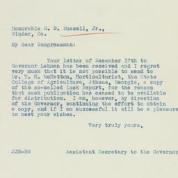 Letter: 1934 December 29