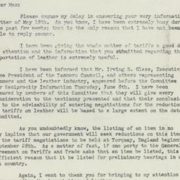 Letter: 1950 June 12