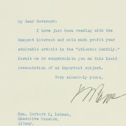 Letter: 1931 October 24