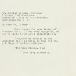 Letter: 1947 November 28