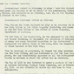 Letter: 1950 December 1