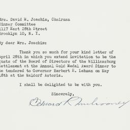 Letter: 1947 April 29