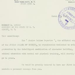 Letter: 1938 March 28