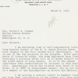 Letter: 1956 March 8