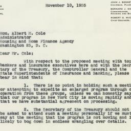 Letter: 1955 November 10