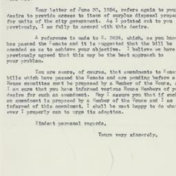 Letter: 1954 July 14