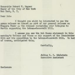 Letter: 1954 March 15
