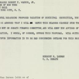 Telegram: 1954 January 28