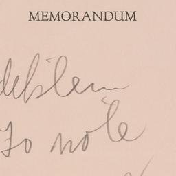 Memorandum: n.d.