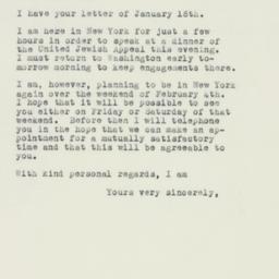 Letter: 1956 January 21