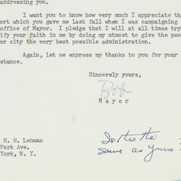 Letter: 1954 February 23