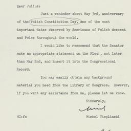 Letter: 1952 April 28