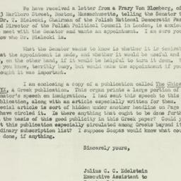 Letter: 1952 May 5