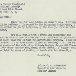 Letter: 1951 March 13