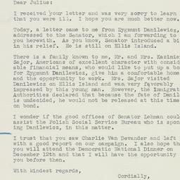 Letter: 1950 December 1