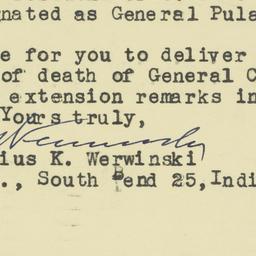 Letter: 1951 September 28