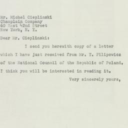 Letter: 1950 December 7