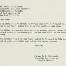 Letter: 1950 September 12
