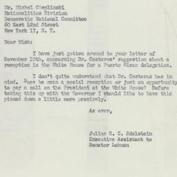 Letter: 1950 December 4