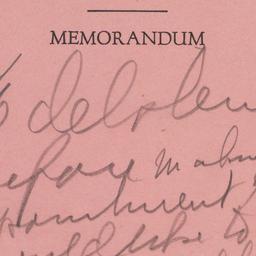 Memorandum: n.d.
