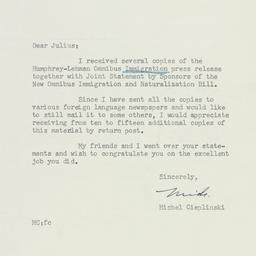 Letter: 1952 March 13