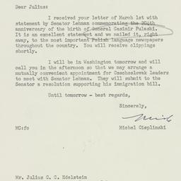Letter: 1952 March 3
