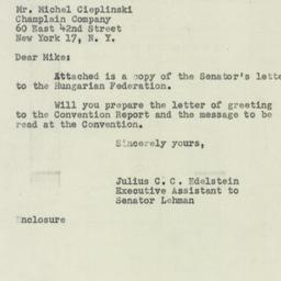 Letter: 1950 August 19