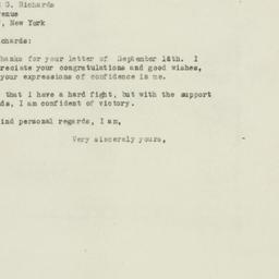 Letter: 1946 September 21