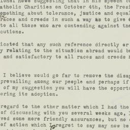 Letter: 1933 September 25