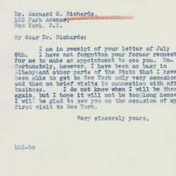 Letter: 1941 July 9