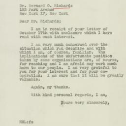 Letter: 1946 October 21