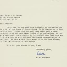 Letter: 1954 July 14