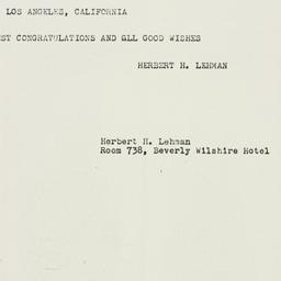 Letter: 1960 July 15