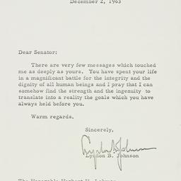 Telegram: 1963 December 2