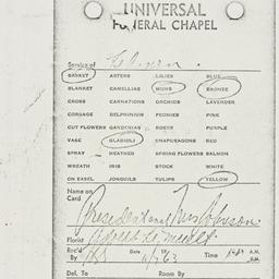 Letter: 1963 December 7