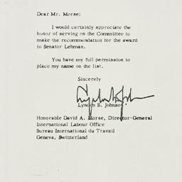 Telegram: 1962 May 1