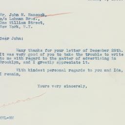 Letter: 1936 January 6