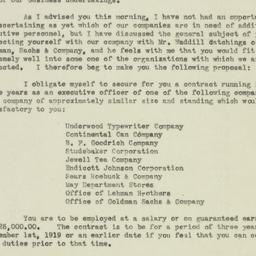 Letter: 1919 May 14