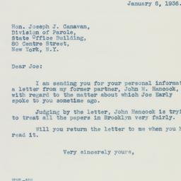 Letter: 1936 January 6