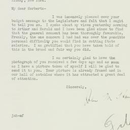 Letter: 1933 February 1