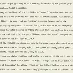 Press Release: 1947 May 17