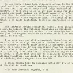 Letter: 1947 May 5