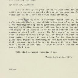 Letter: 1946 July 12