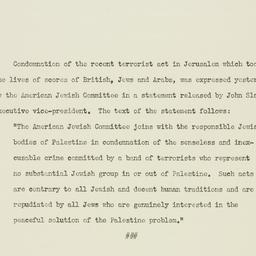 Press Release: 1946 July 25