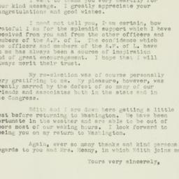 Letter: 1950 November 16